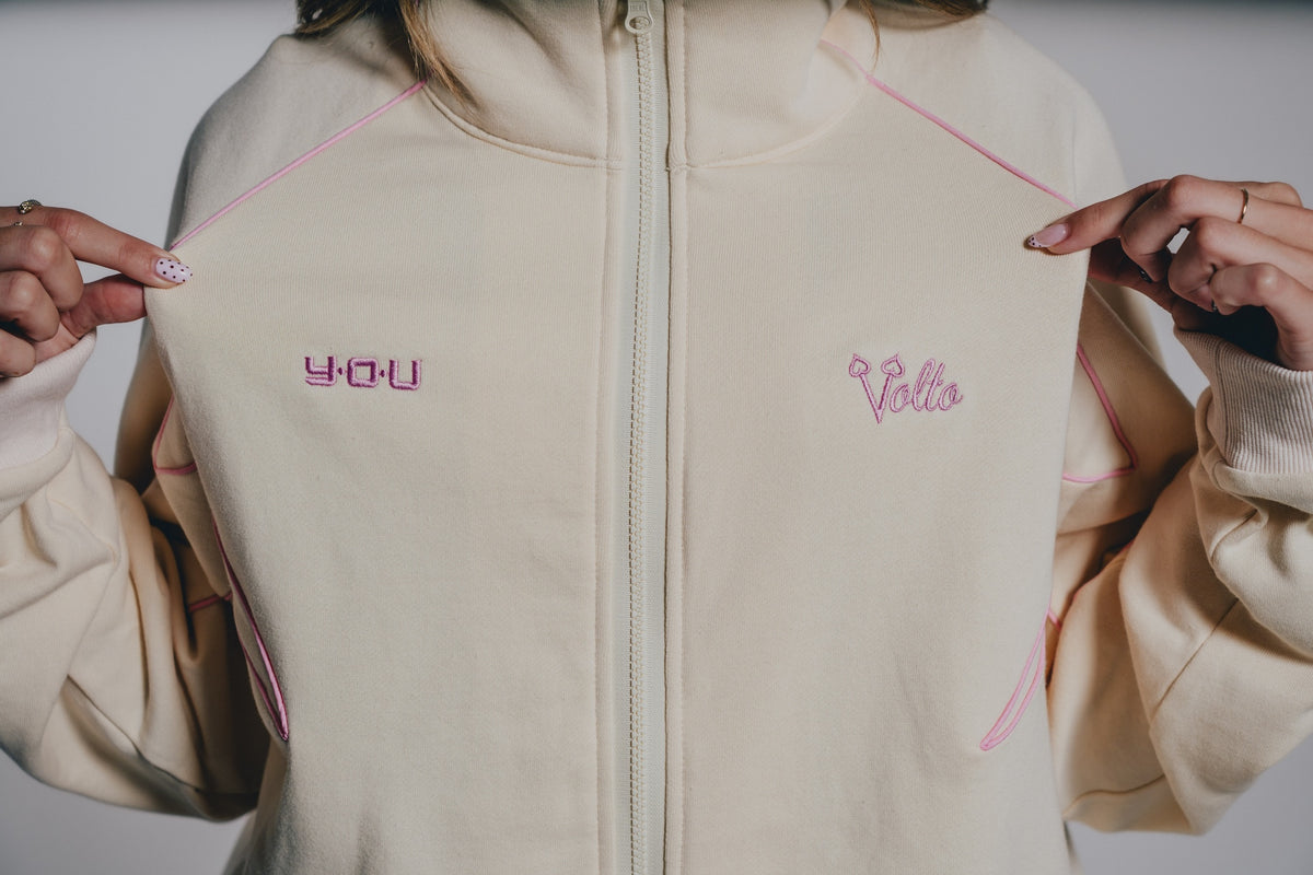 Volto Santo x Y.O.U. Griffin Jacket in Strawberry Milk