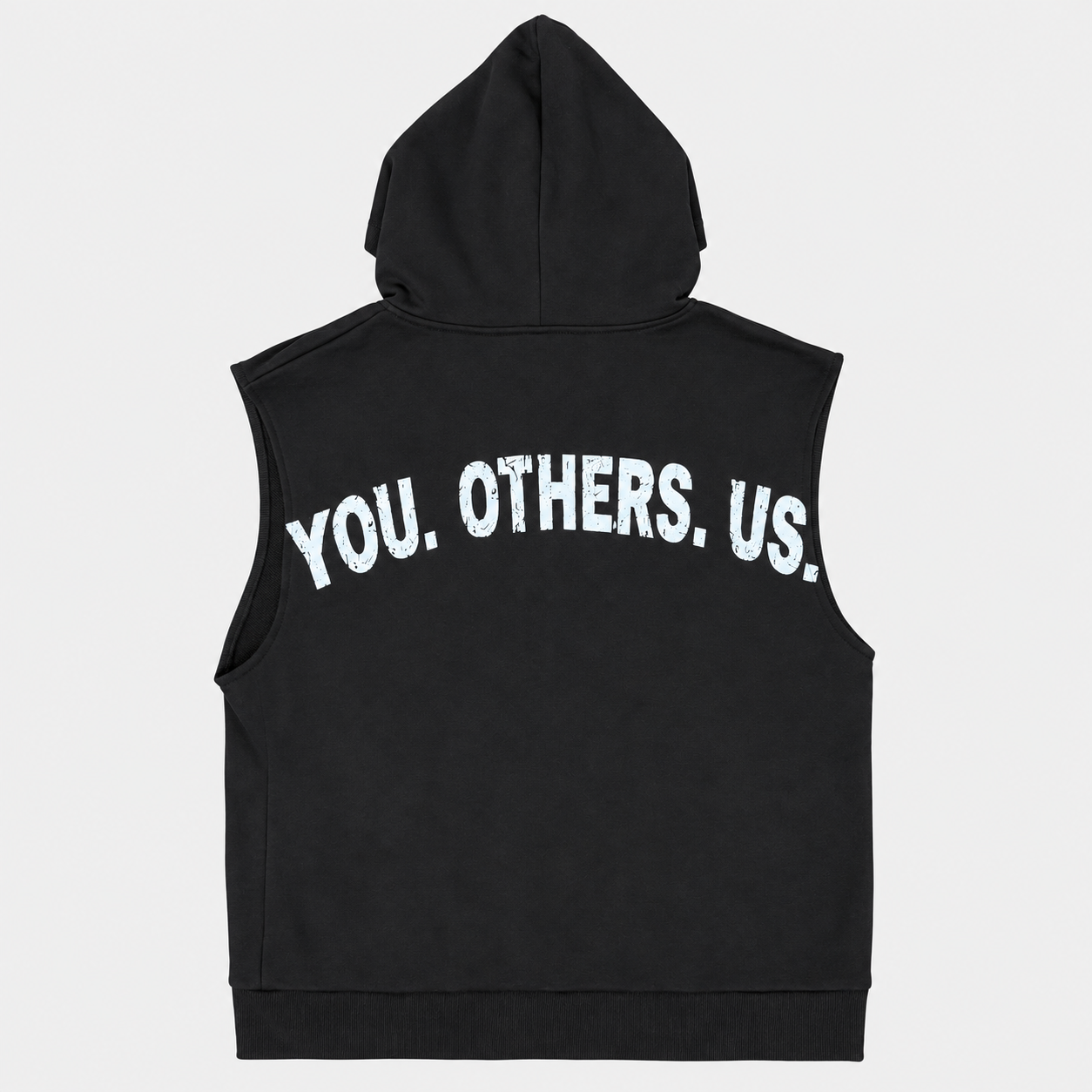 Volto Santo x Y.O.U. You Others Us Sleeveless Full-Zip Hoodie