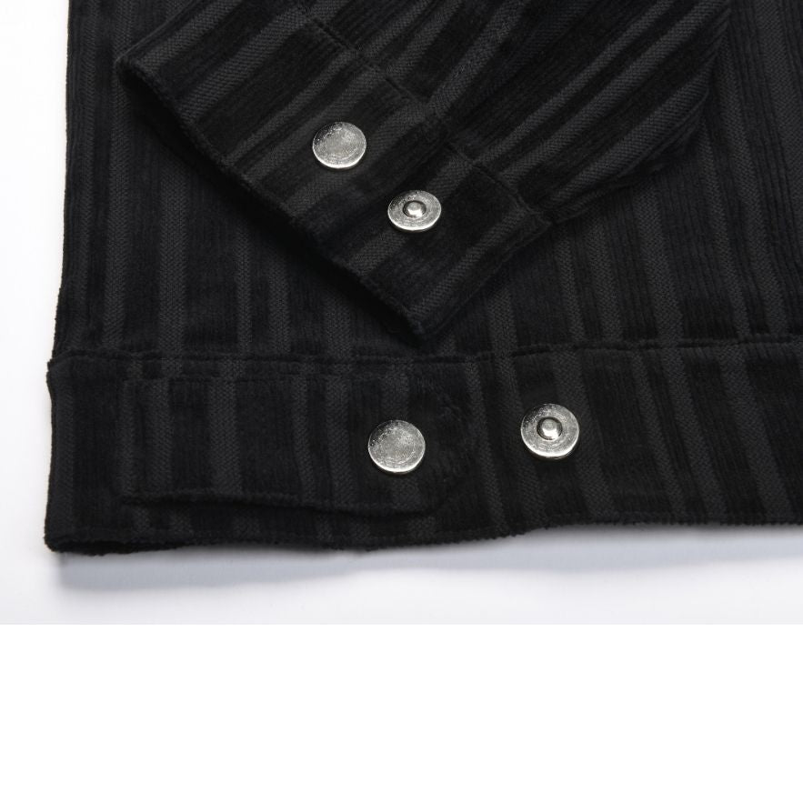 Volto Pinstripe Cordo Shirt Jacket