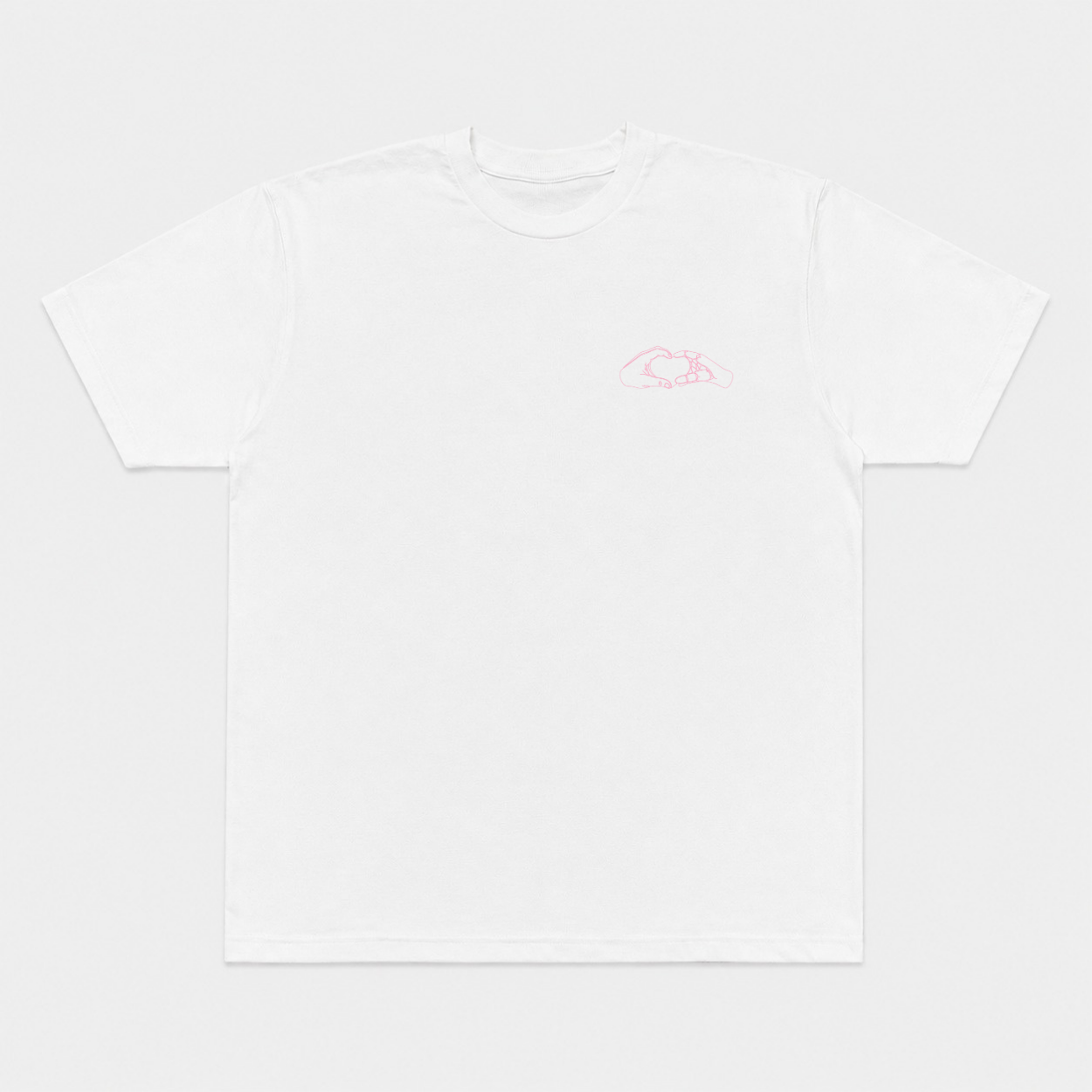 Volto Santo x Y.O.U. Adaptive Together Graphic Tee V1 in White/Pink