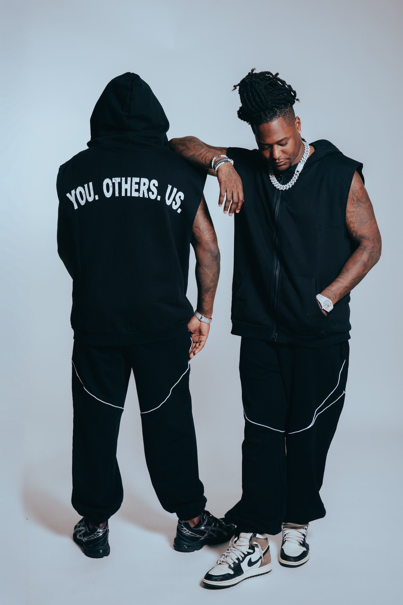 Volto Santo x Y.O.U. You Others Us Sleeveless Full-Zip Hoodie