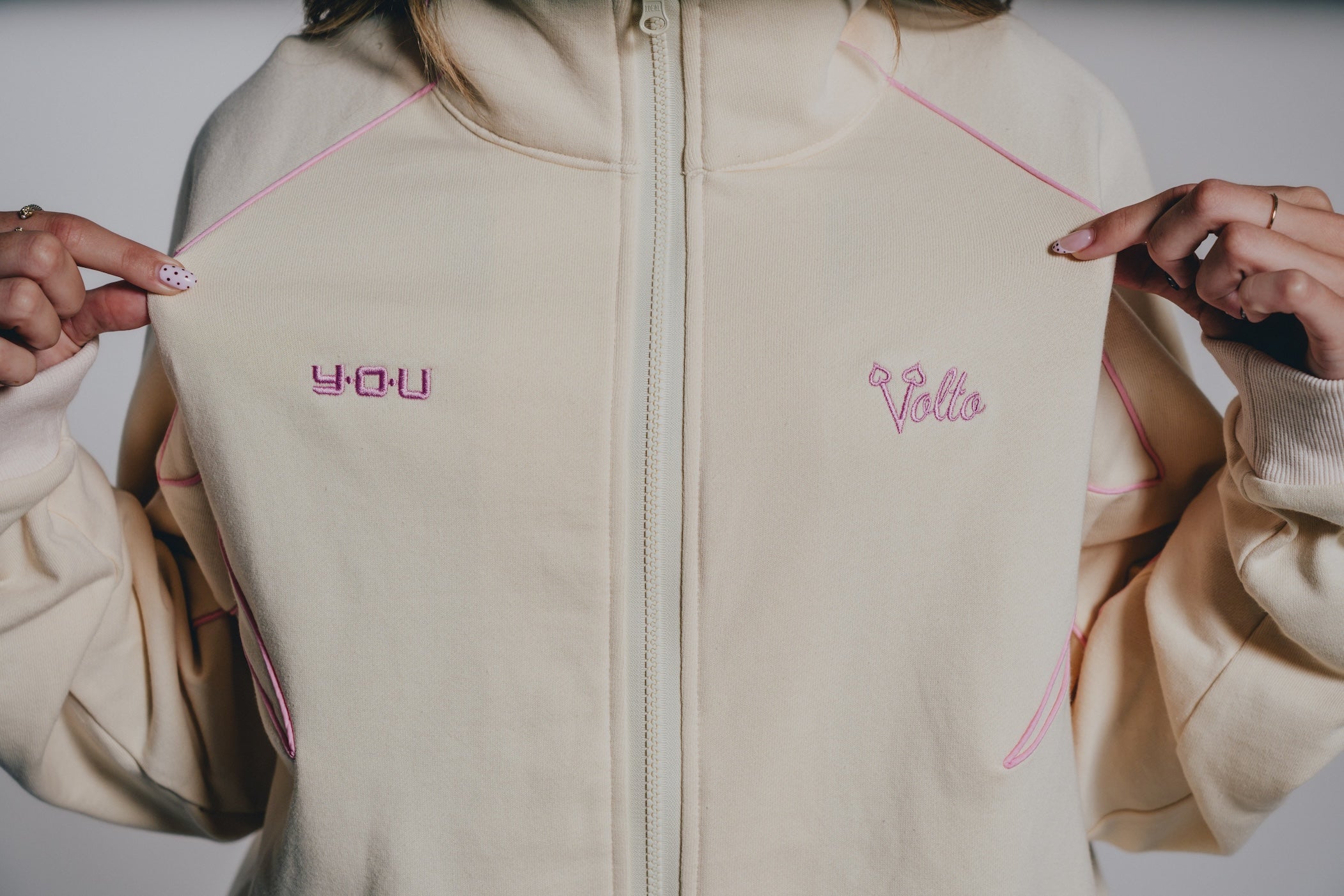 Volto Santo x Y.O.U. Griffin Jacket in Strawberry Milk