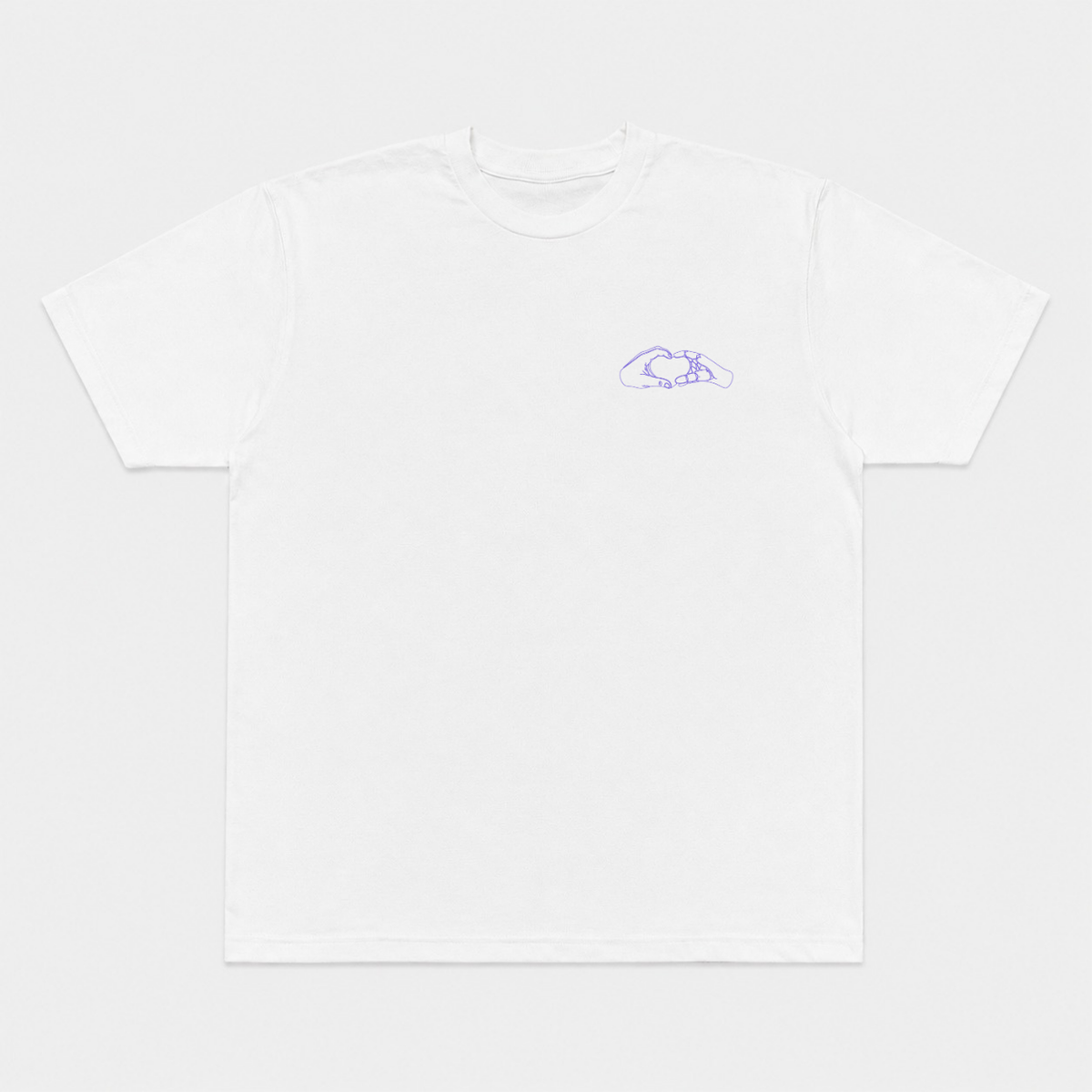 Volto Santo x Y.O.U. Adaptive Together Graphic Tee V1 in White/Purple